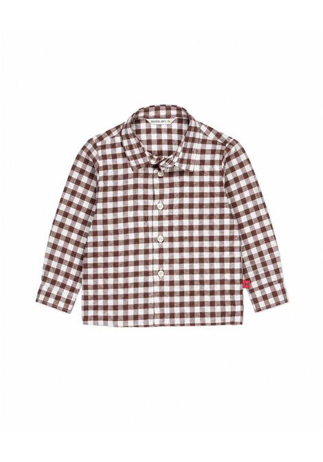 Camicia a quadretti MANUEL RITZ | MR4503MARRONE